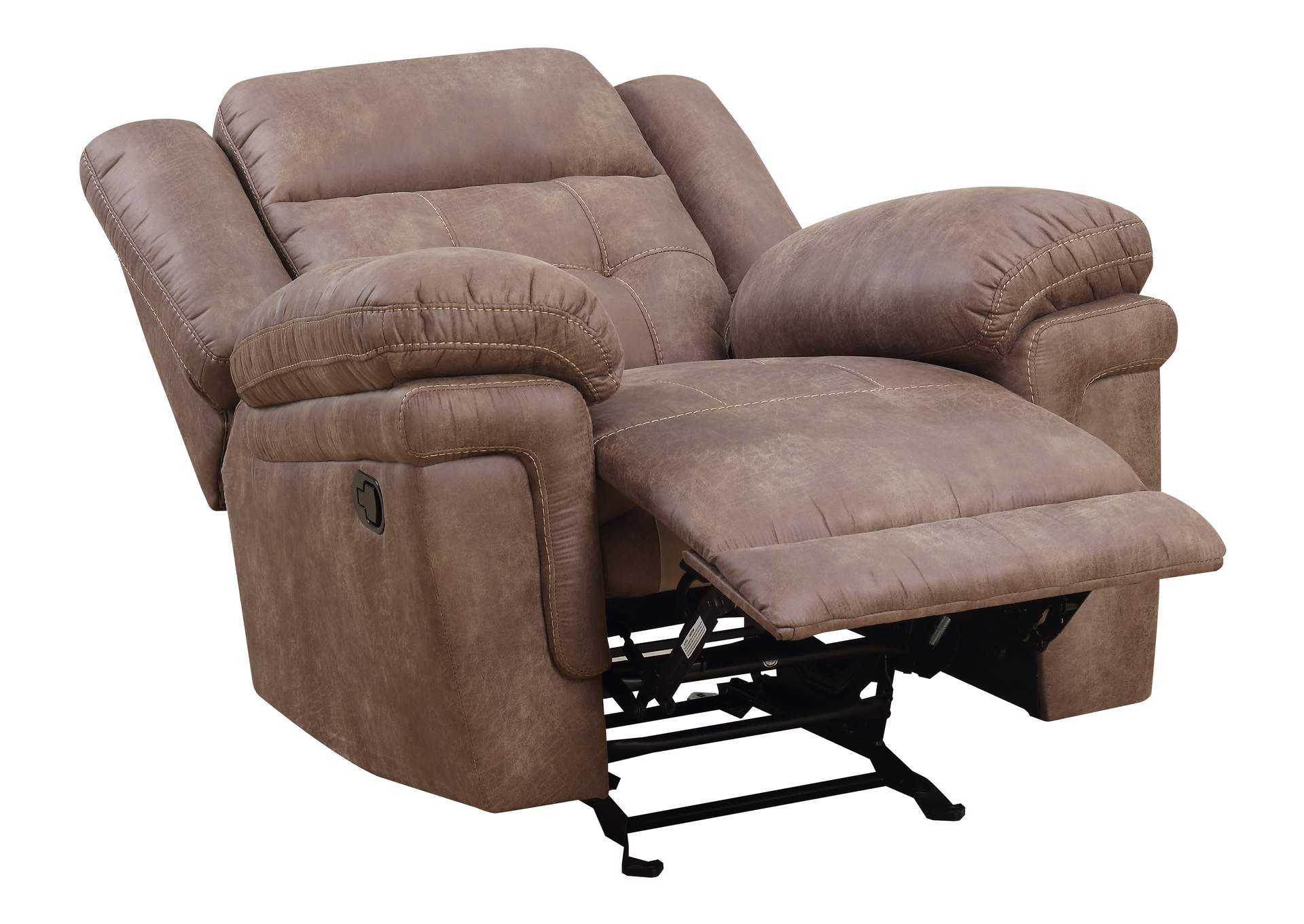 Anastasia Cocoa Glider Recliner,Steve Silver