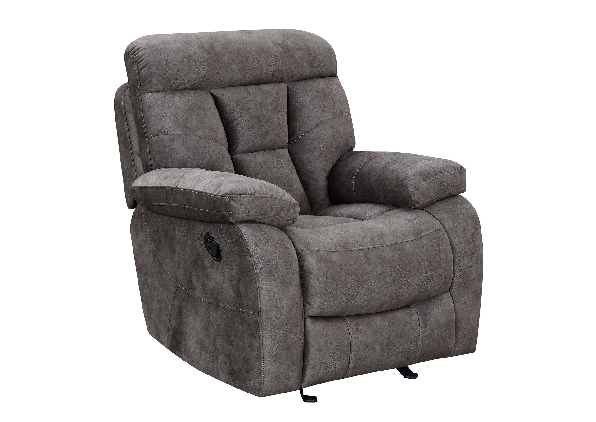 Bogata Grey Glider Chair,Steve Silver