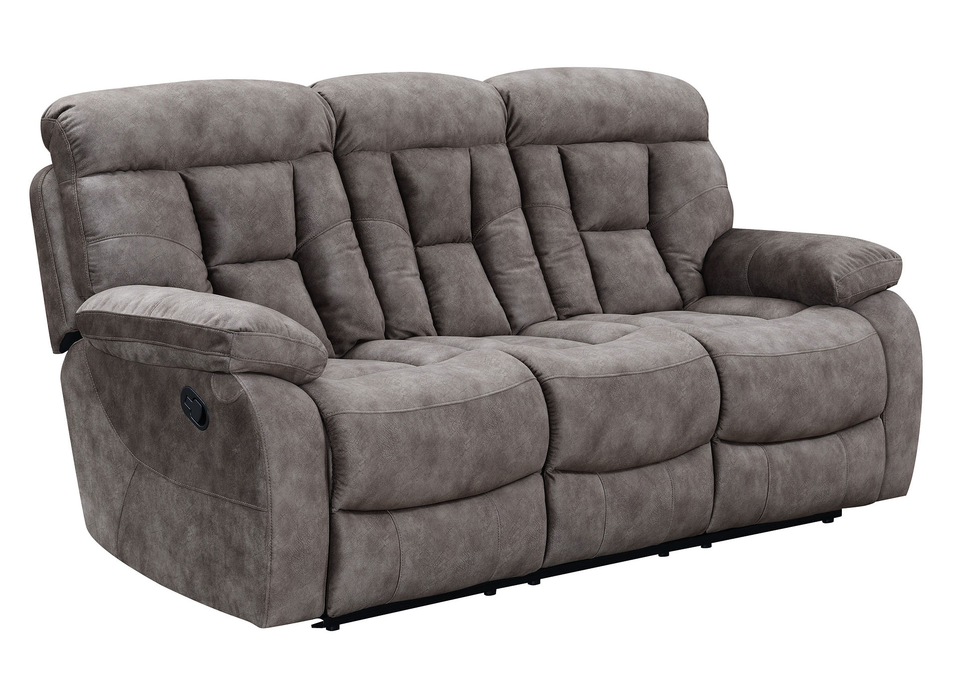 Bogata Grey Recliner Sofa,Steve Silver