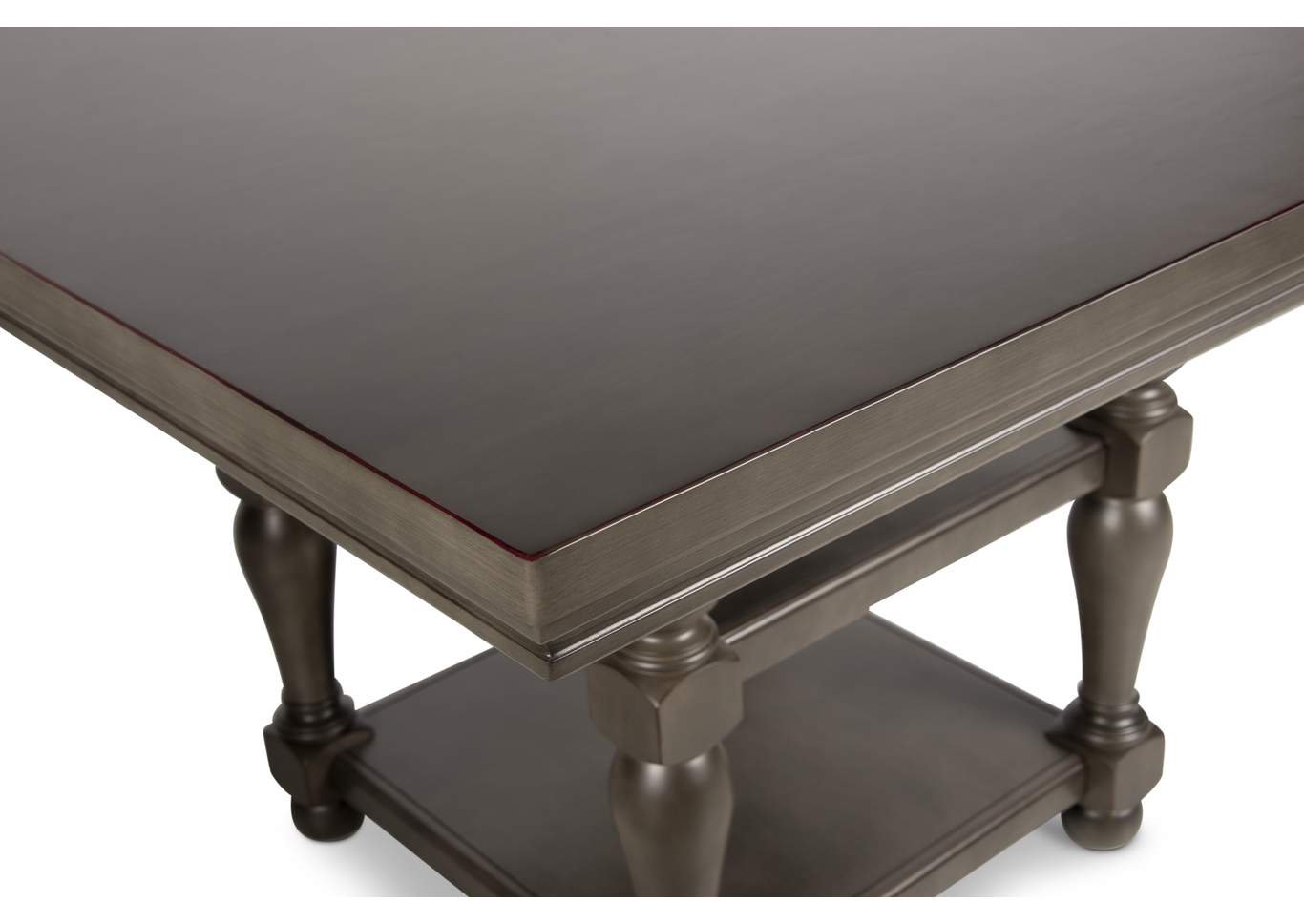 Caswell Grey Counter Dining Table,Steve Silver