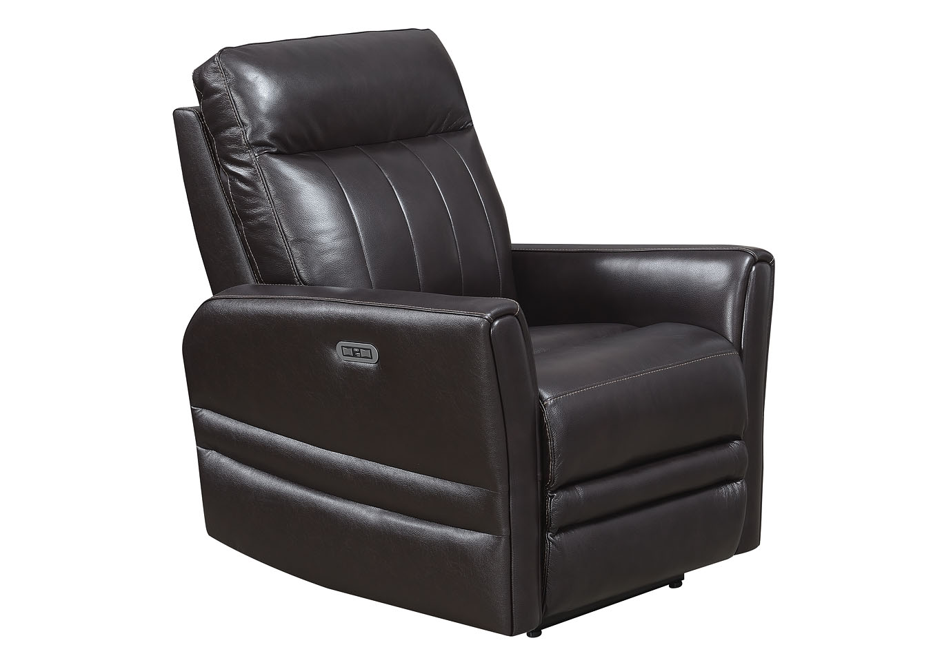 Coachella Black Recliner Chair,Steve Silver