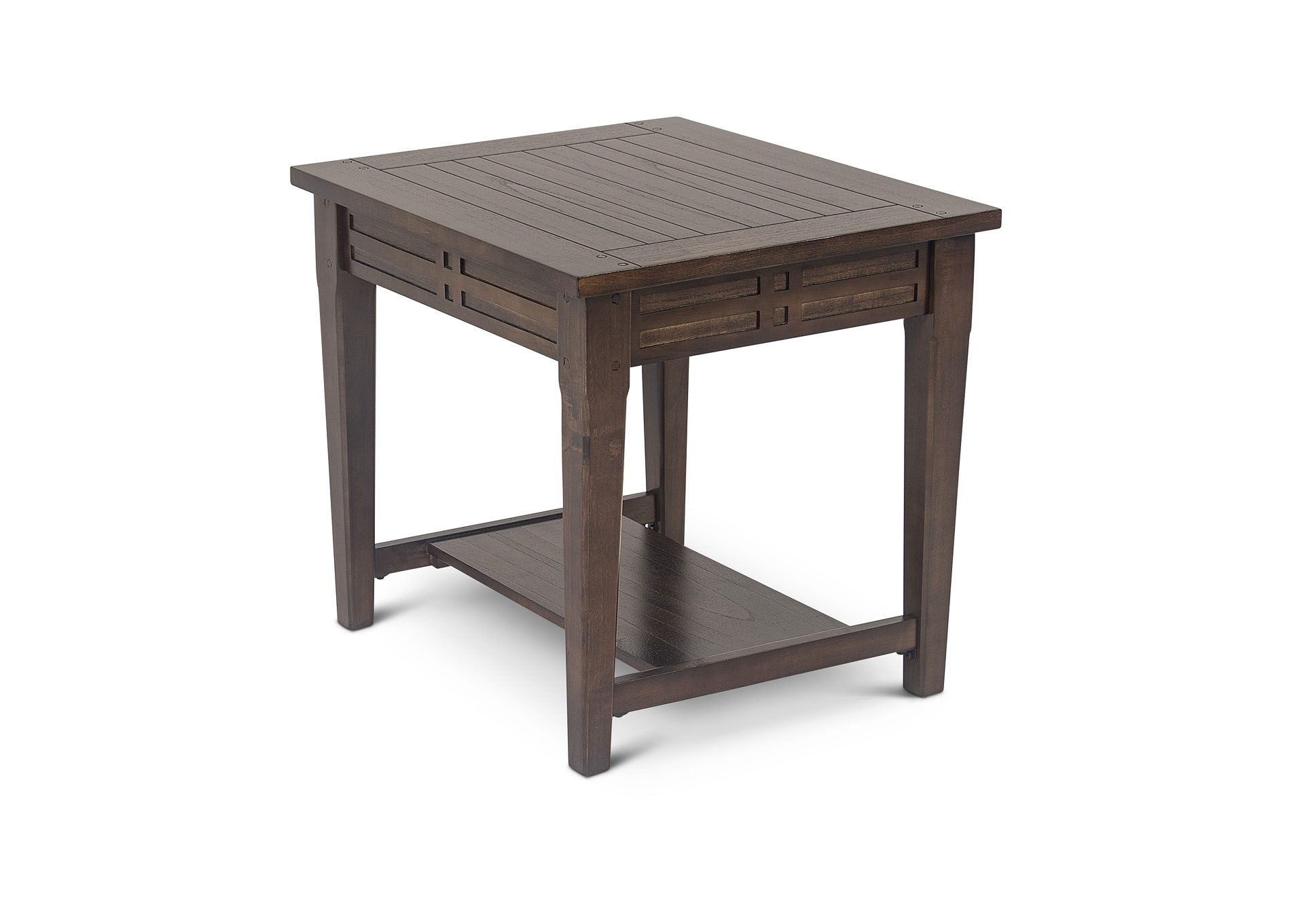 Crestline Brown End Table,Steve Silver