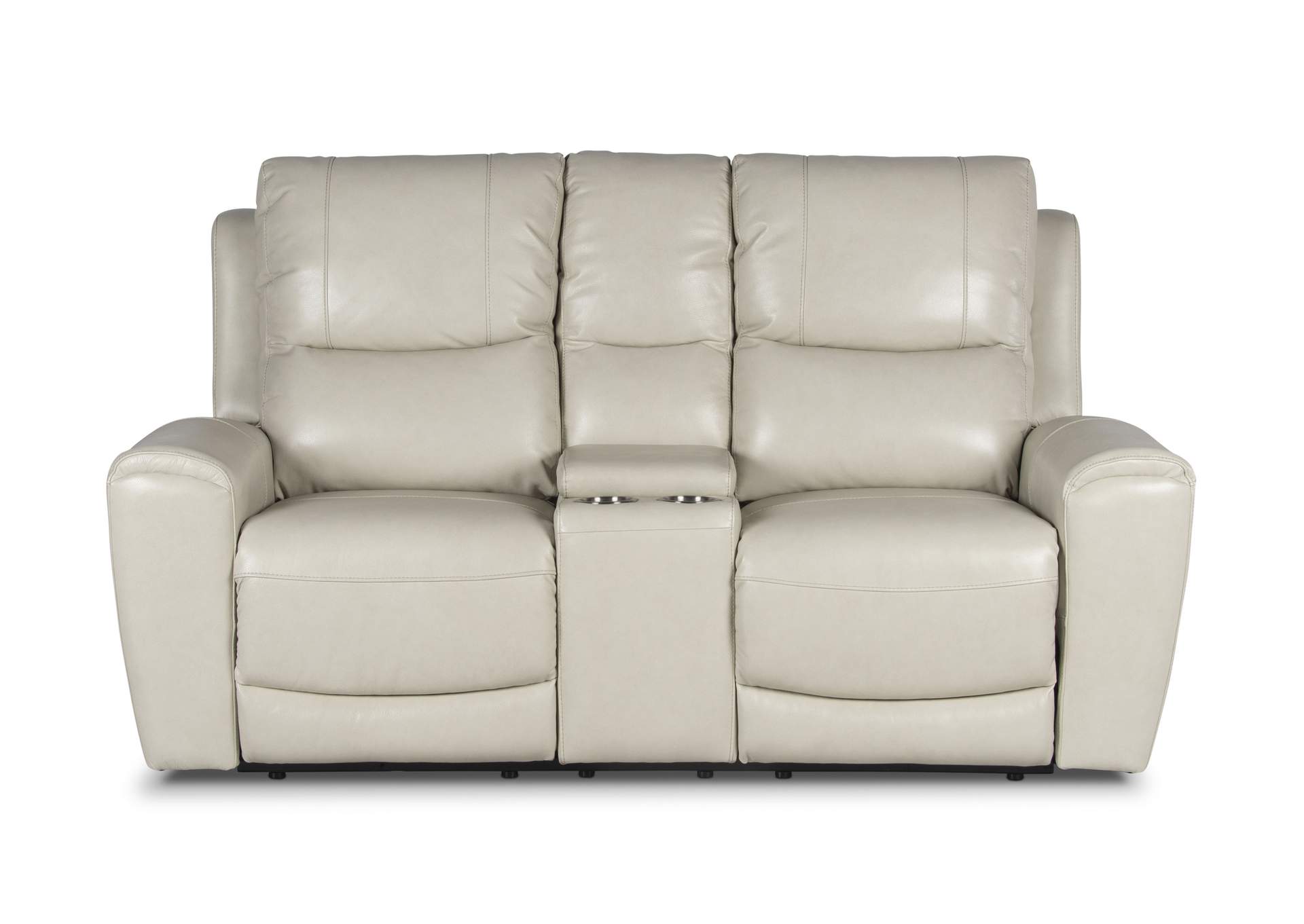 Laurel Ivory Power-2 Console Loveseat Ivory,Steve Silver