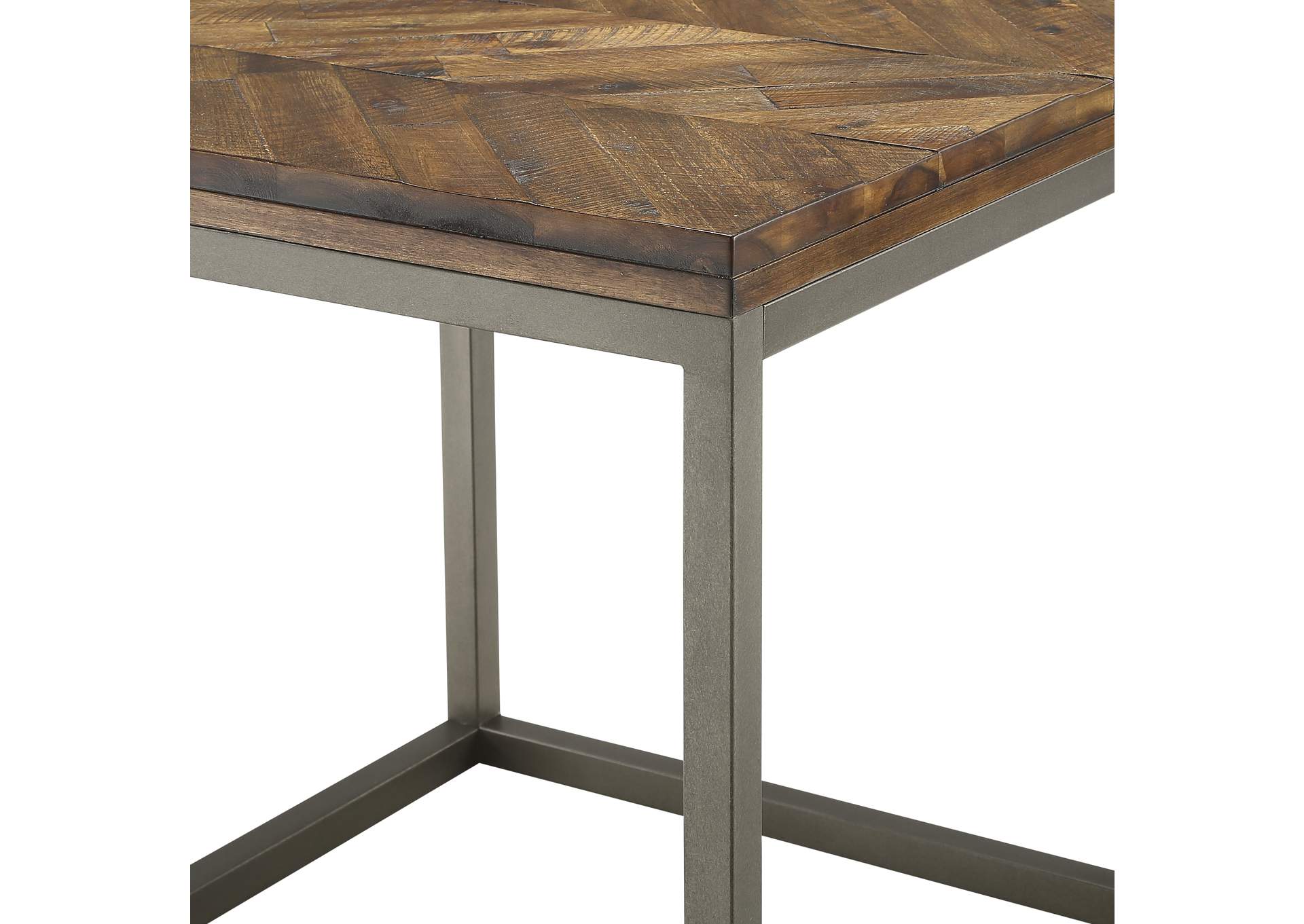 Lorenza Brown End Table,Steve Silver