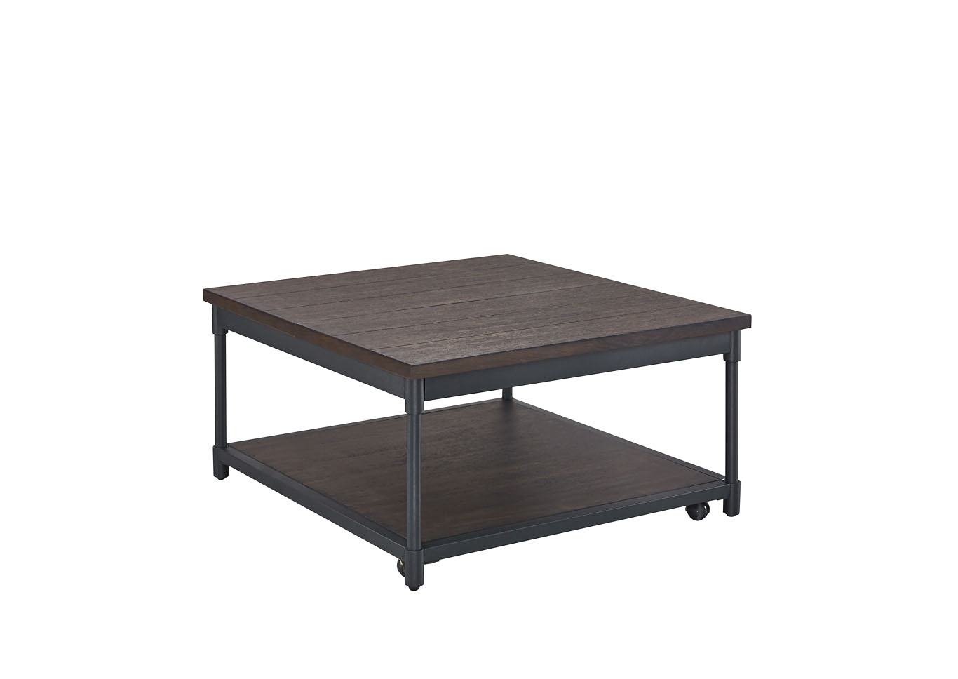 Prescott Grey Lift Top Square Cocktail Table w/Casters,Steve Silver