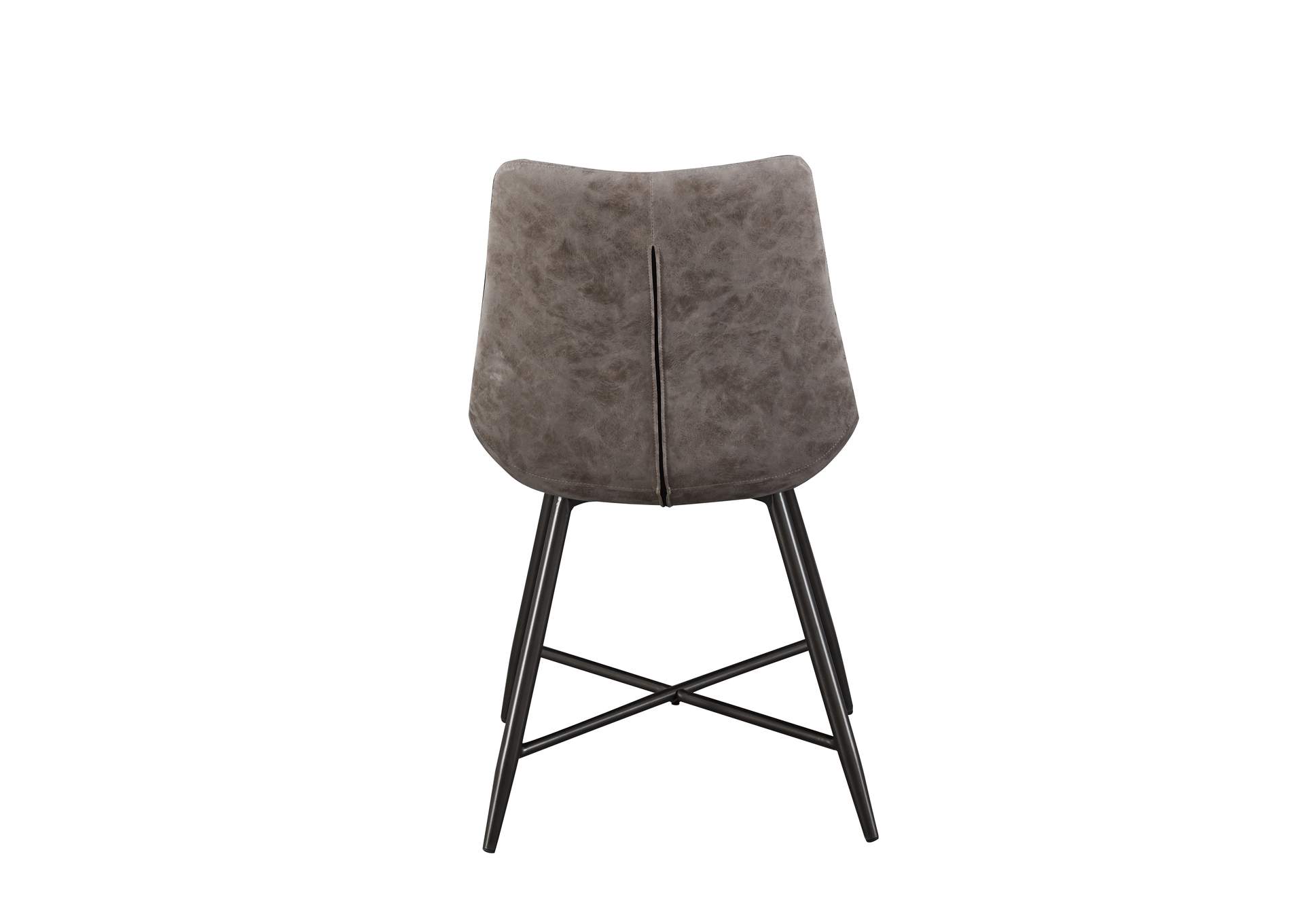 Ramona Brown PU Side Dining Chair [2/Ctn],Steve Silver