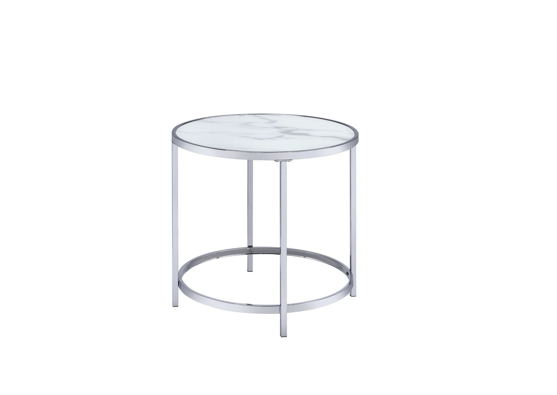 faux marble top end tables