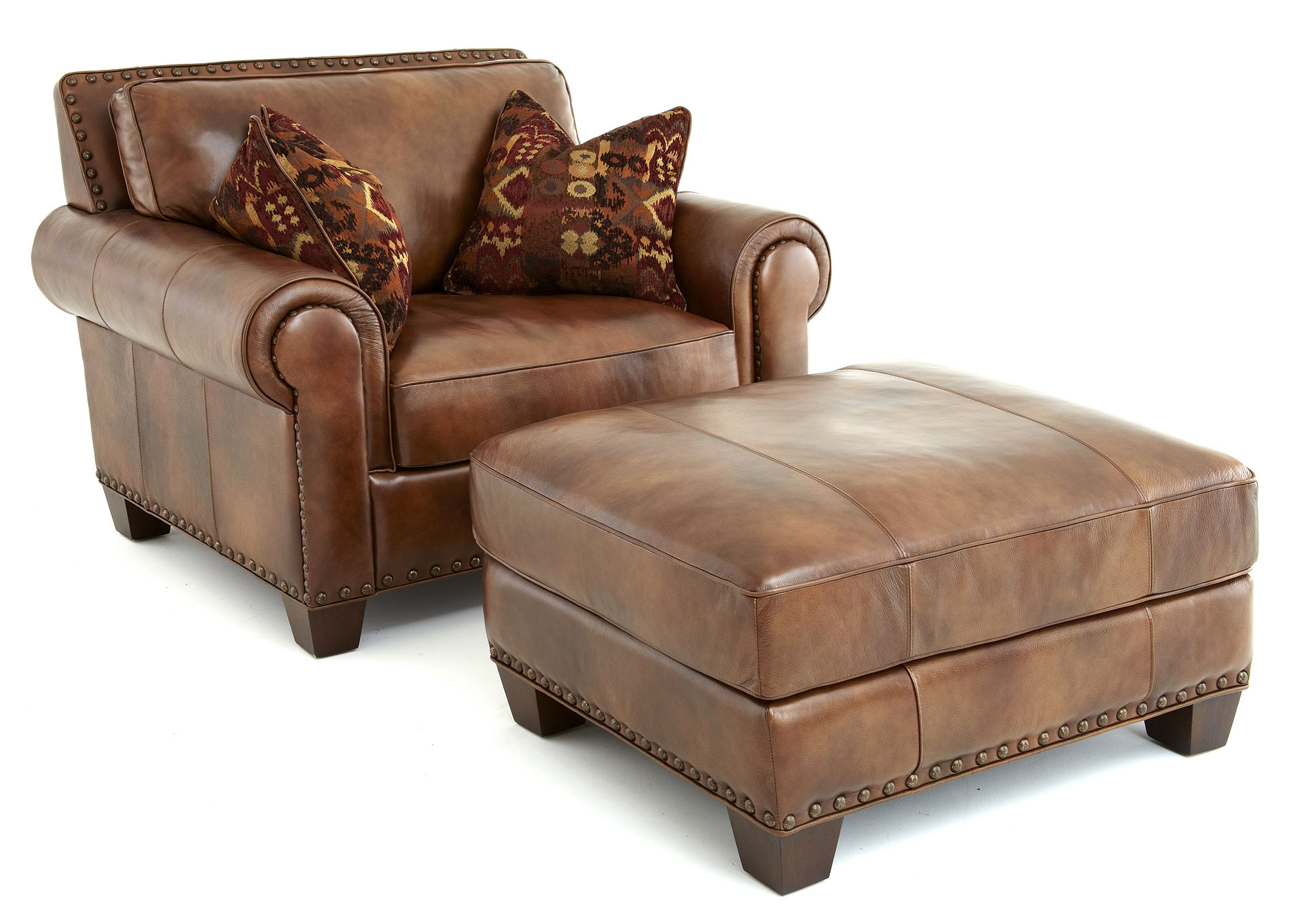 Silverado Brown Armchair,Steve Silver