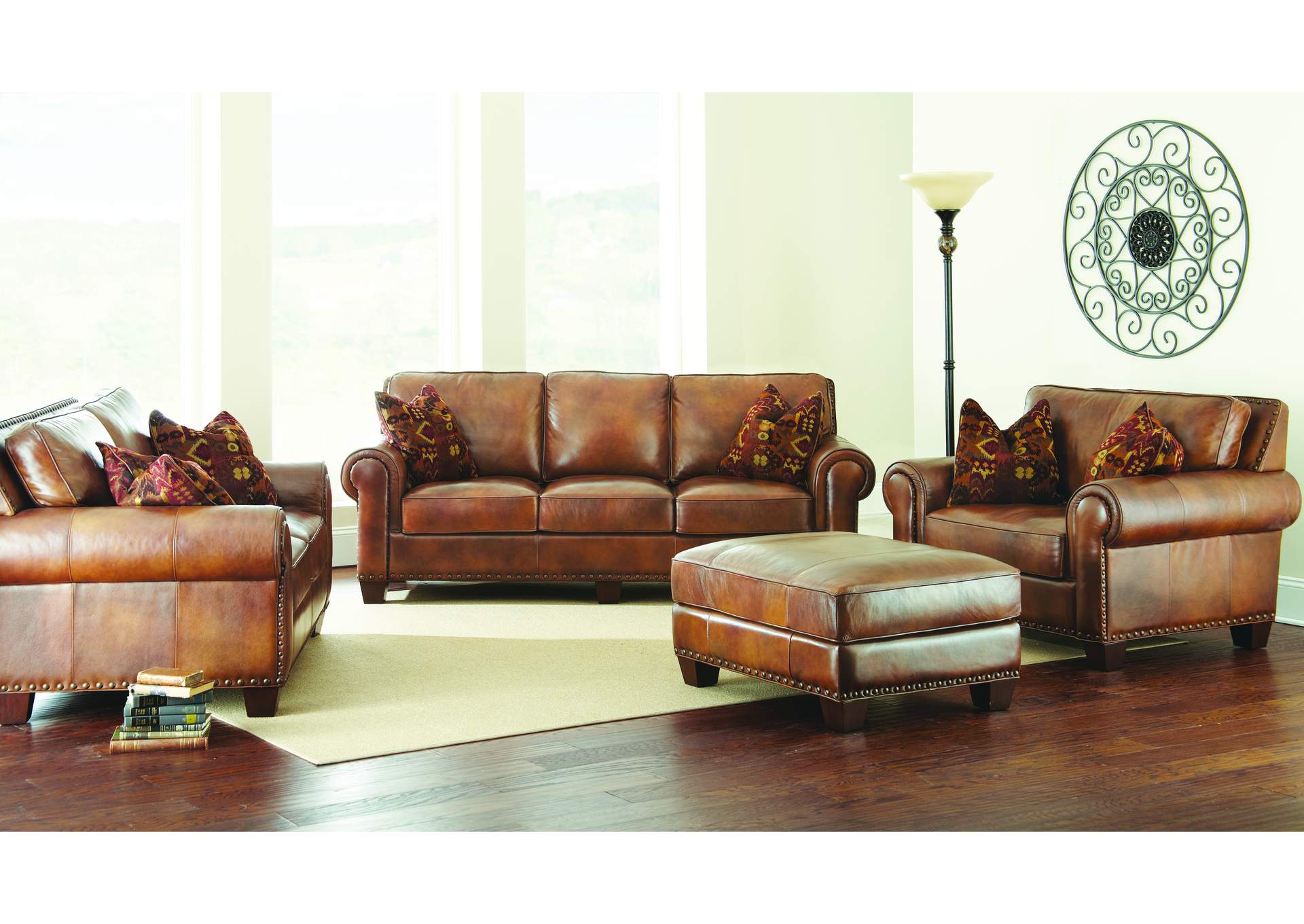 Silverado Brown Sofa, Armchair & Loveseat,Steve Silver