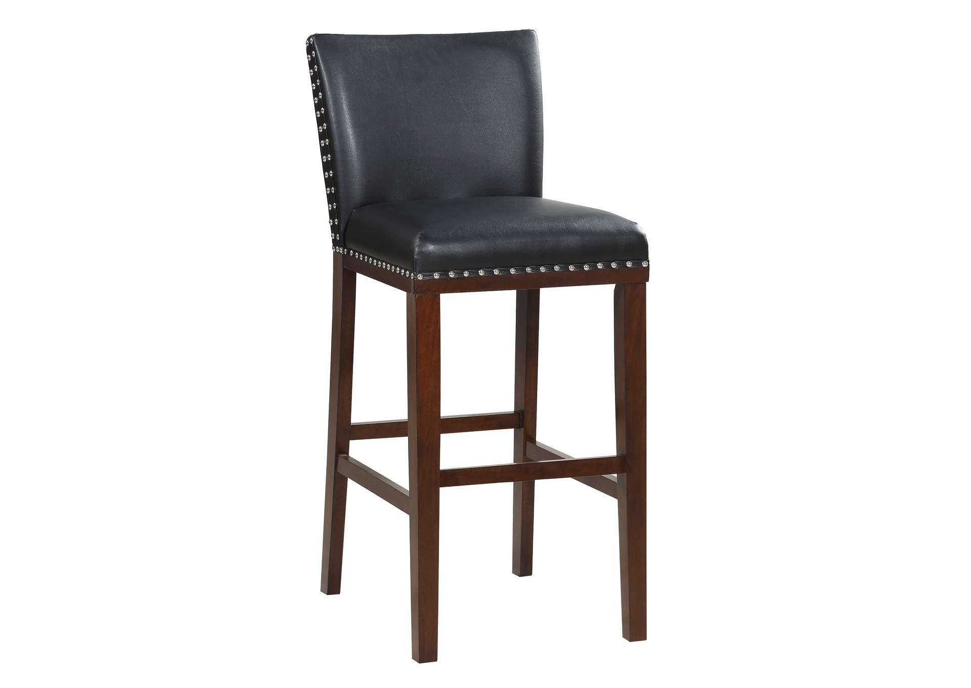 Tiffany Black KD Bar Chair,Steve Silver