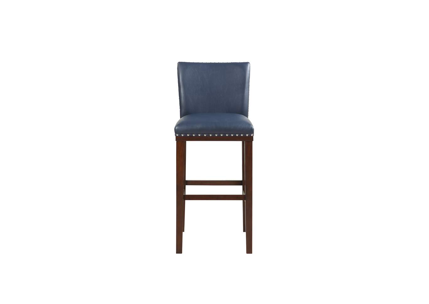 Tiffany Navy KD Bar Chair,Steve Silver