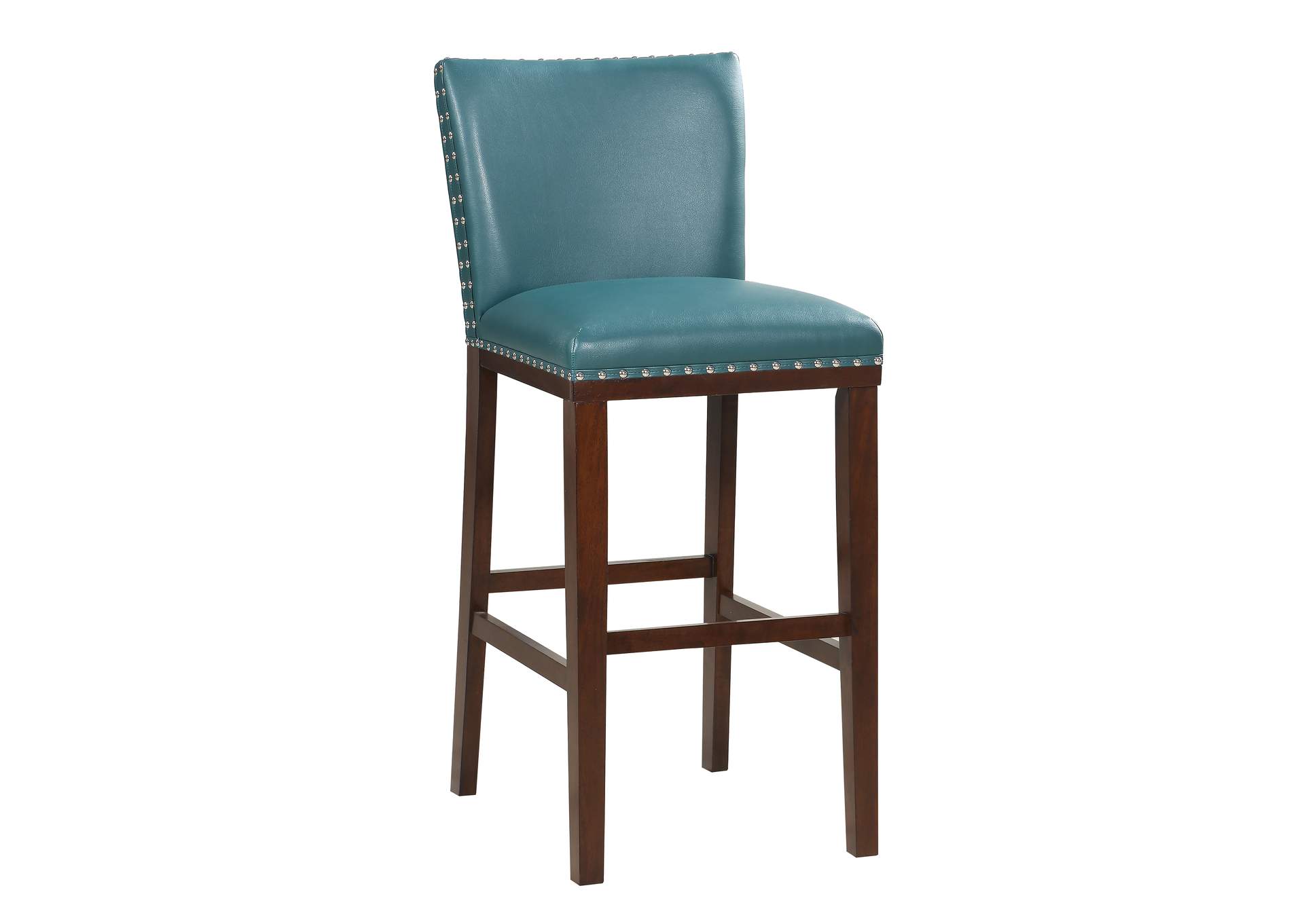 Tiffany Blue KD Bar Chair,Steve Silver