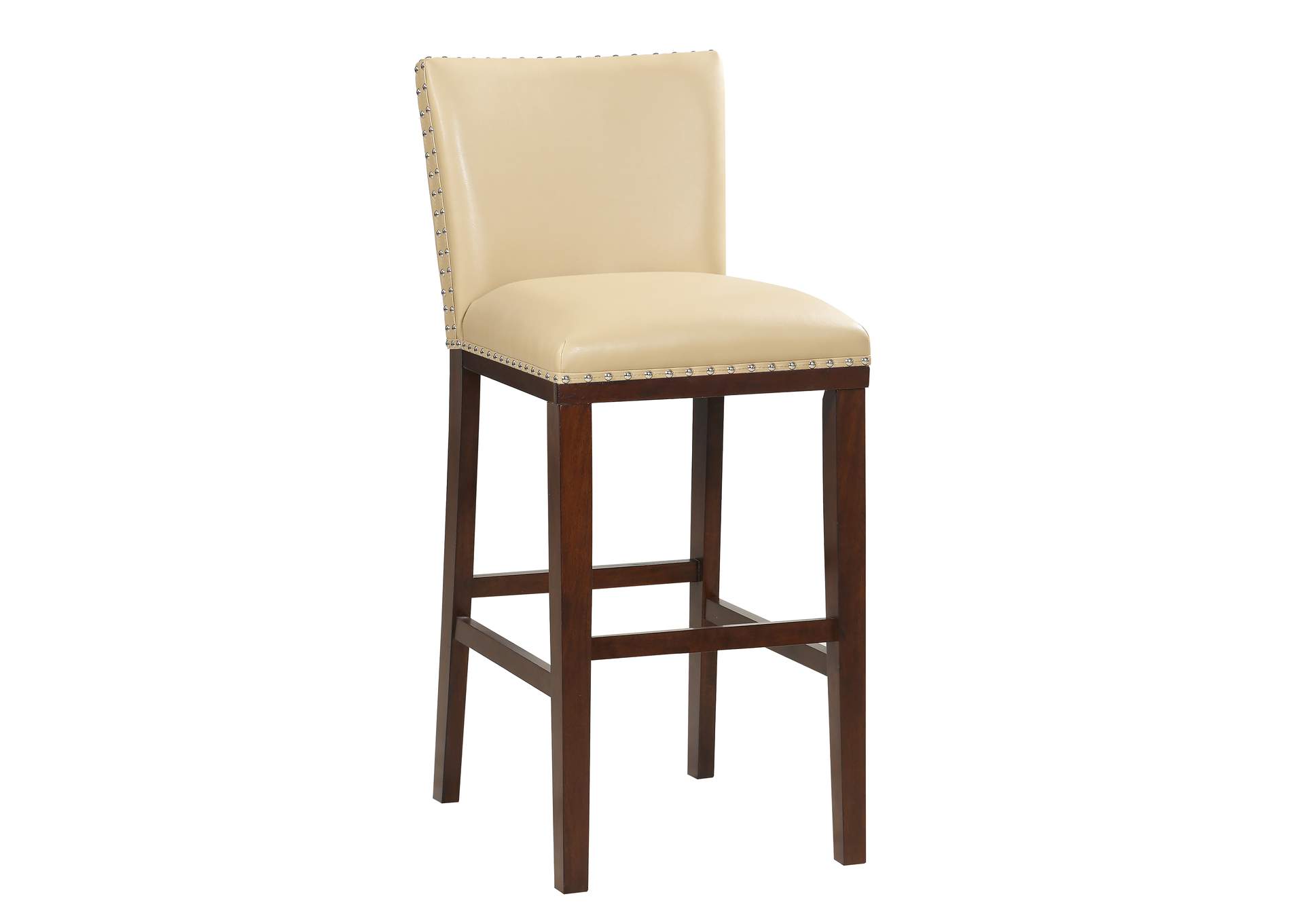 Tiffany Beige KD Bar Chair,Steve Silver