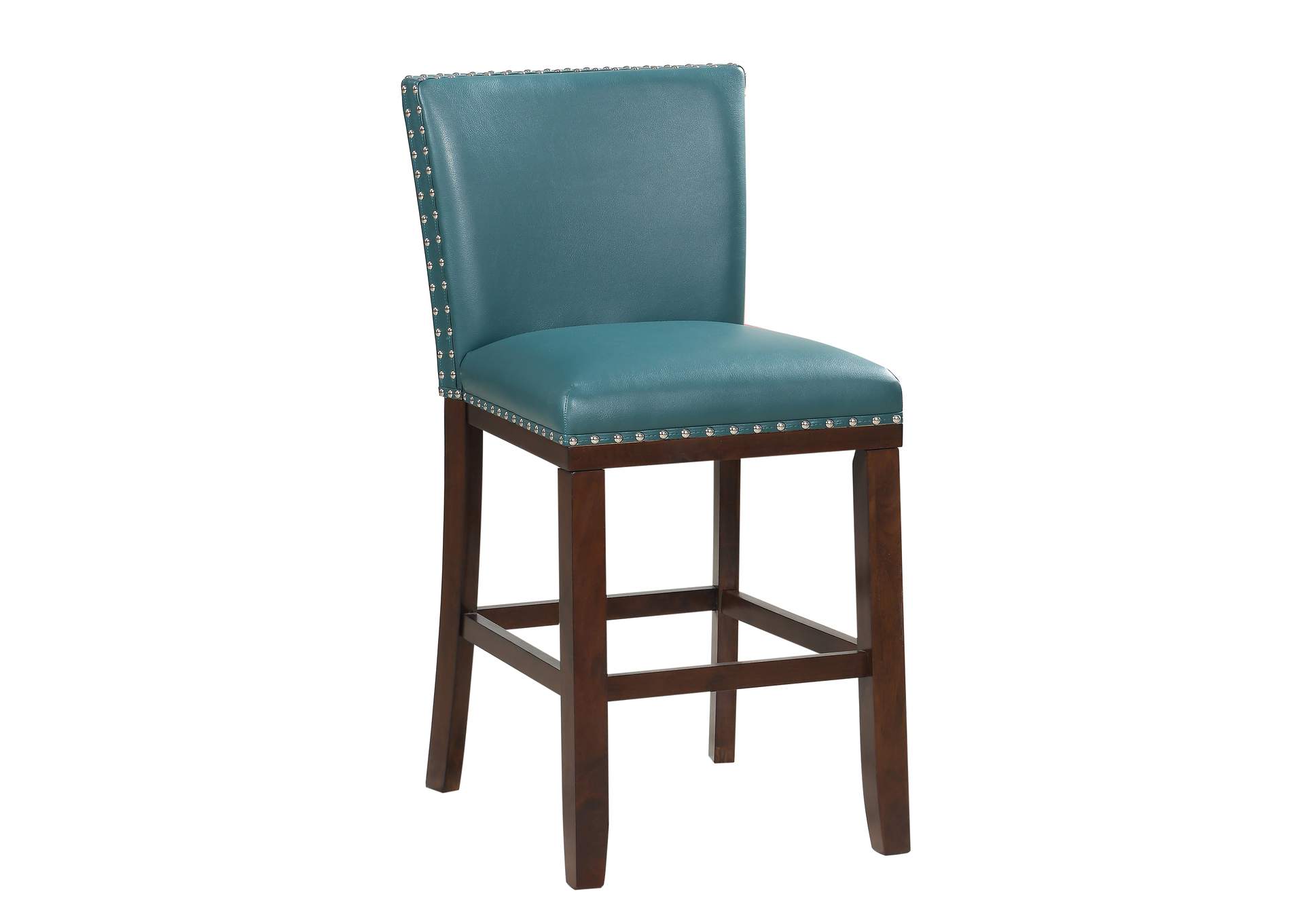 Tiffany Blue KD Counter Dining Chair [2/Ctn],Steve Silver