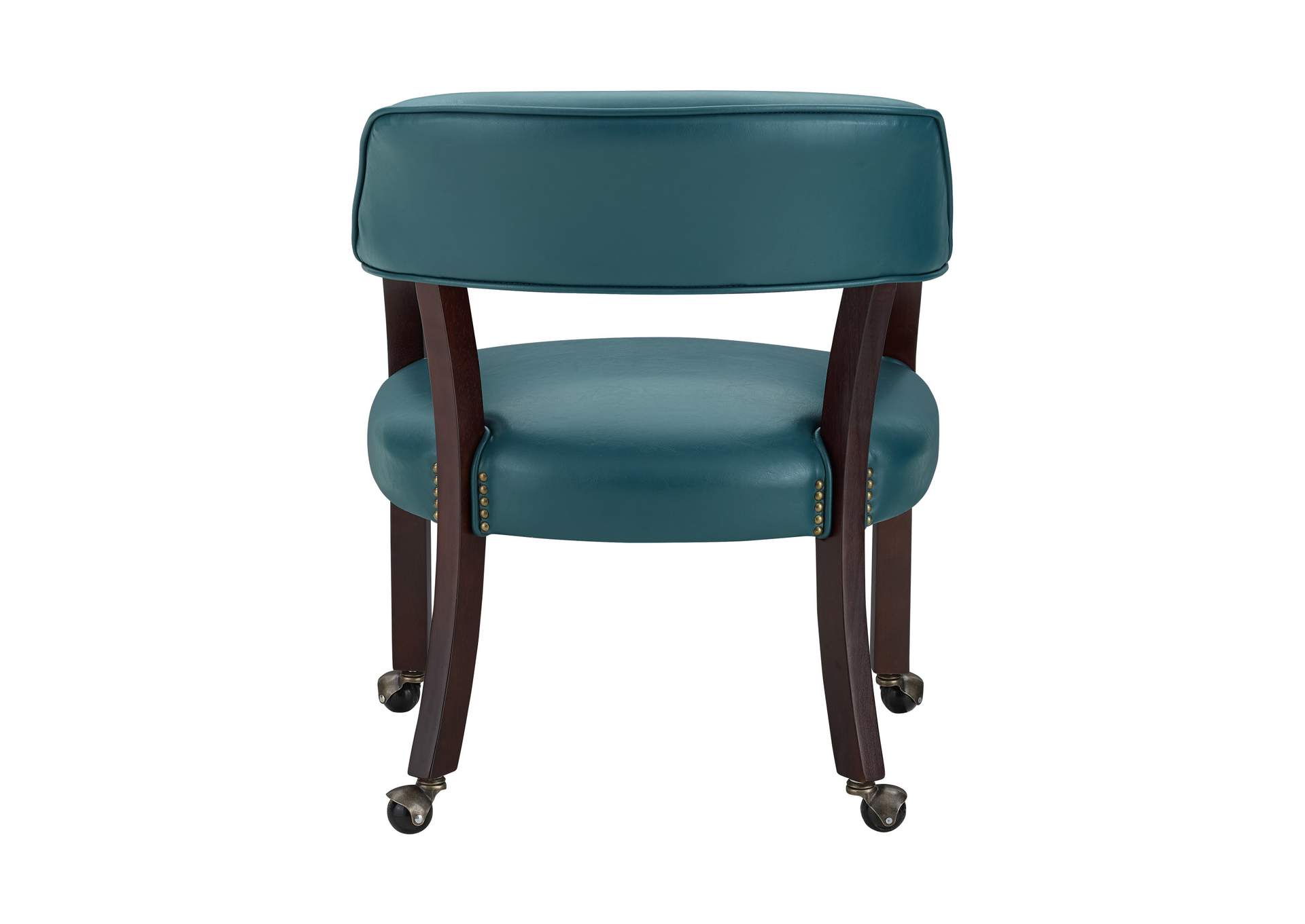 Tournament Teal Arm Dining Chair [2/Ctn],Steve Silver