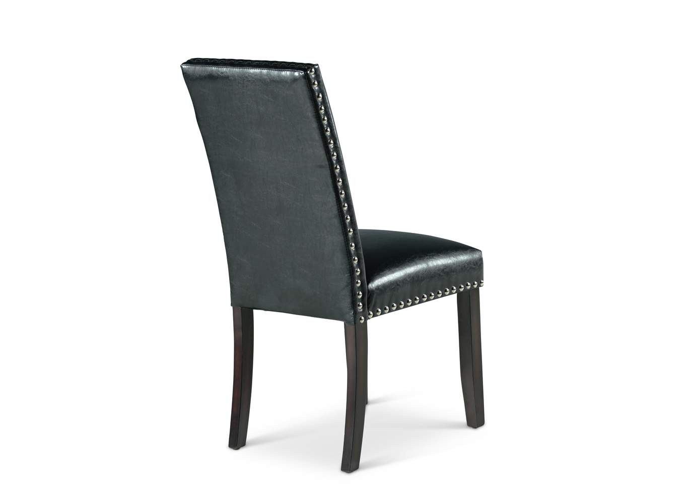 Westby Black PU Side Dining Chair [2/Ctn],Steve Silver