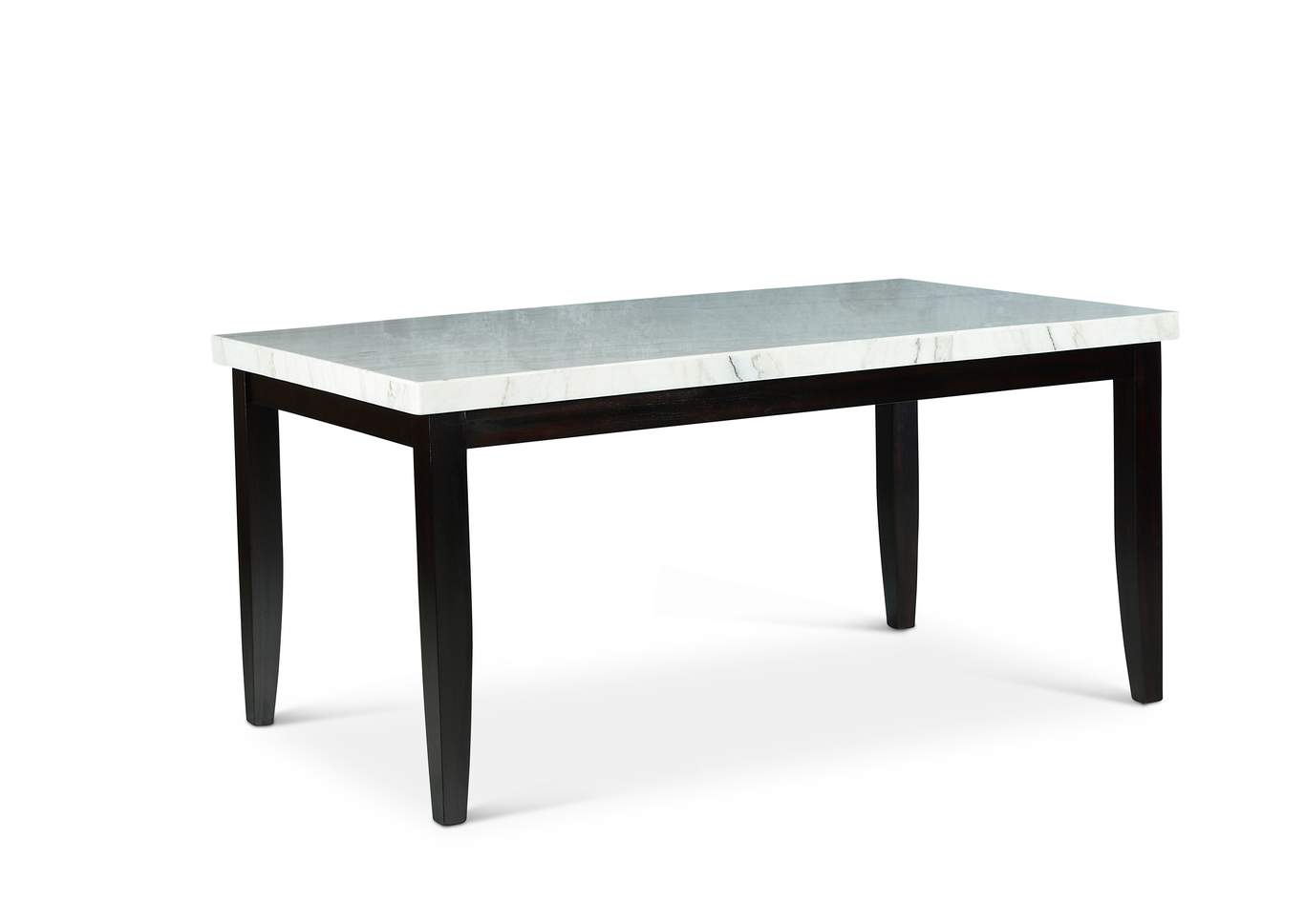 Westby White Marble Top Dining Table,Steve Silver