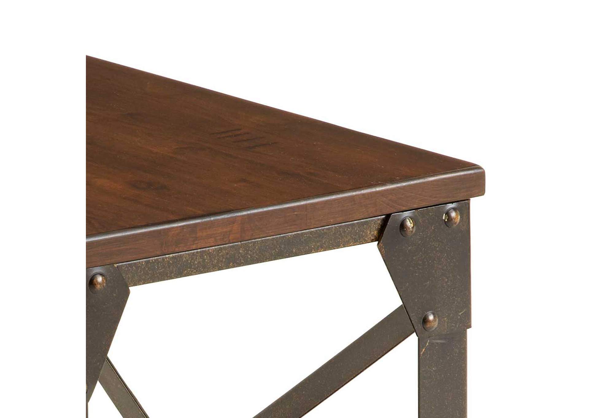 Winston Cherry Chairside End Table,Steve Silver