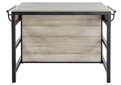 Carson Weathered Driftwood Rectangular Counter Dining Set W/ 2 Stools,Steve Silver