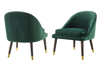Image for Avalon Green Velvet Accent Chair