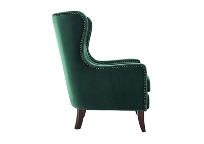 Rosco Emerald Velvet Accent Chair,Steve Silver