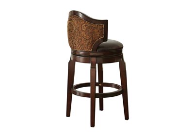 Jasper Brown Bar Chair,Steve Silver