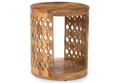 Image for Brinley Brown Round End Table