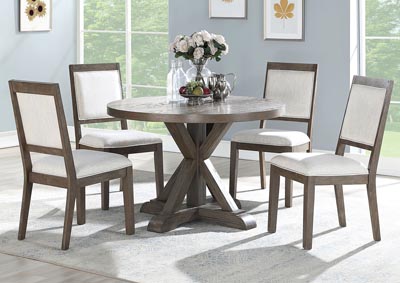 Image for Molly Grey Round Dining Table