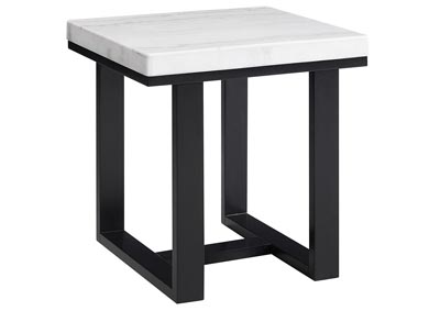 Image for Lucca White Marble Top End Table