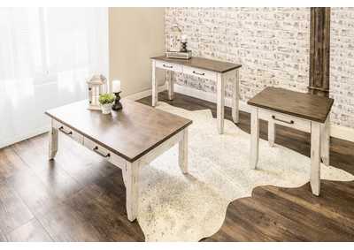 Image for Bear Creek White Cocktail, End, & Sofa Table