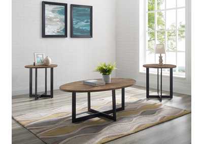 Colton Brown Occasional Table Set,Steve Silver