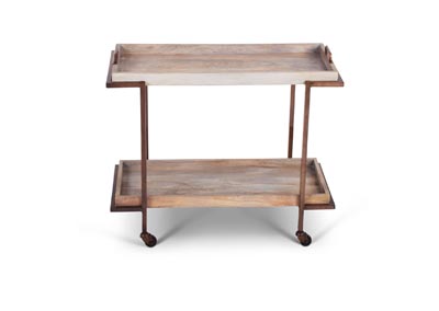 Image for Conway Brown Serving Cart