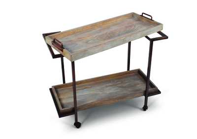 Conway Brown Serving Cart,Steve Silver