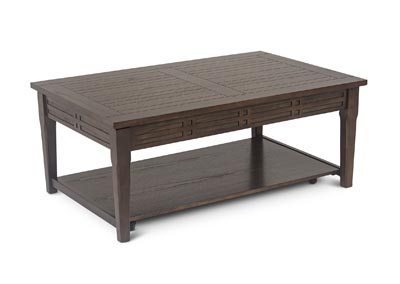 Image for Crestline Brown Lift Top Cocktail Table w/ Casters