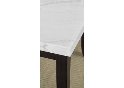 Francis White Marble Cocktail Table,Steve Silver