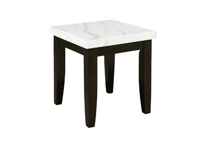 Image for Francis White Marble Top End Table