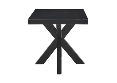 Harris Black End Table,Steve Silver