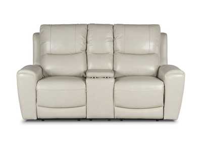 Image for Laurel Ivory Power-2 Console Loveseat Ivory
