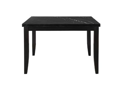 Image for Markina Black Square Marble Top Counter Dining Table