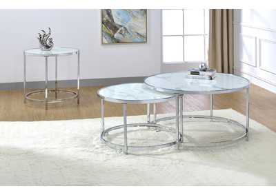 rayne pedestal coffee table