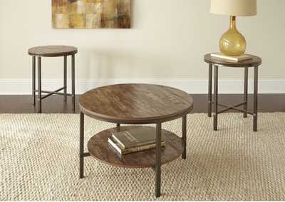 Image for Sedona Caramel Silvershield Occasional Table Set