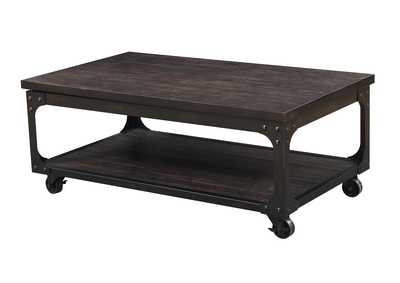 Image for Sherlock Grey Lift Top Cocktail Table w/Casters