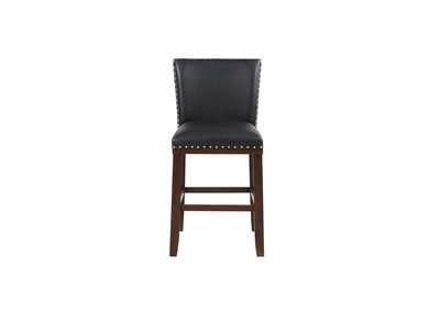 Image for Tiffany Black KD Counter Dining Chair [2/Ctn]