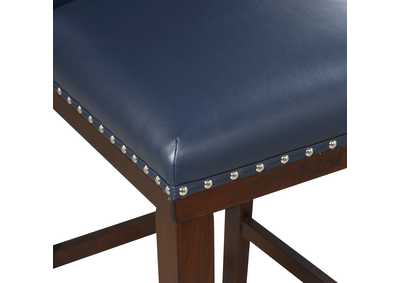 Tiffany Navy KD Counter Dining Chair [2/Ctn],Steve Silver