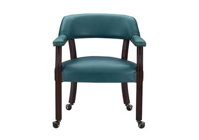 Image for Tournament Teal Arm Dining Chair [2/Ctn]