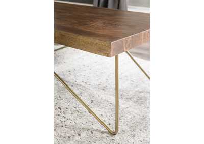 Walter Brass Inlay End Table,Steve Silver