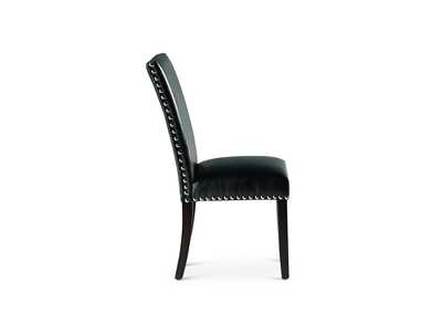 Westby Black PU Side Dining Chair [2/Ctn],Steve Silver