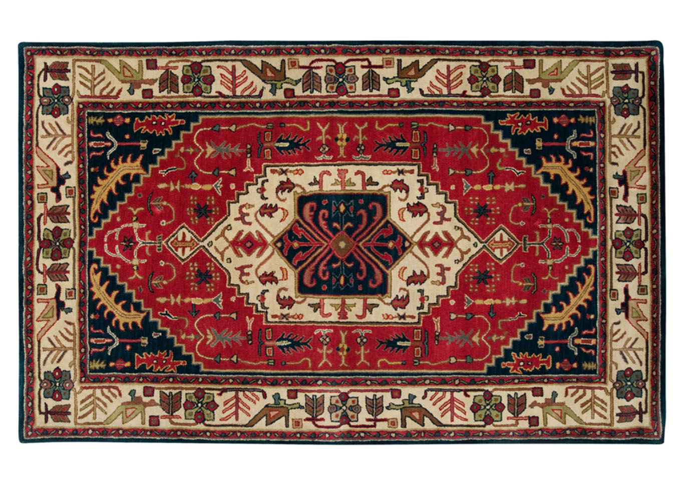 Ancient Treasures Red Area Rug,Surya