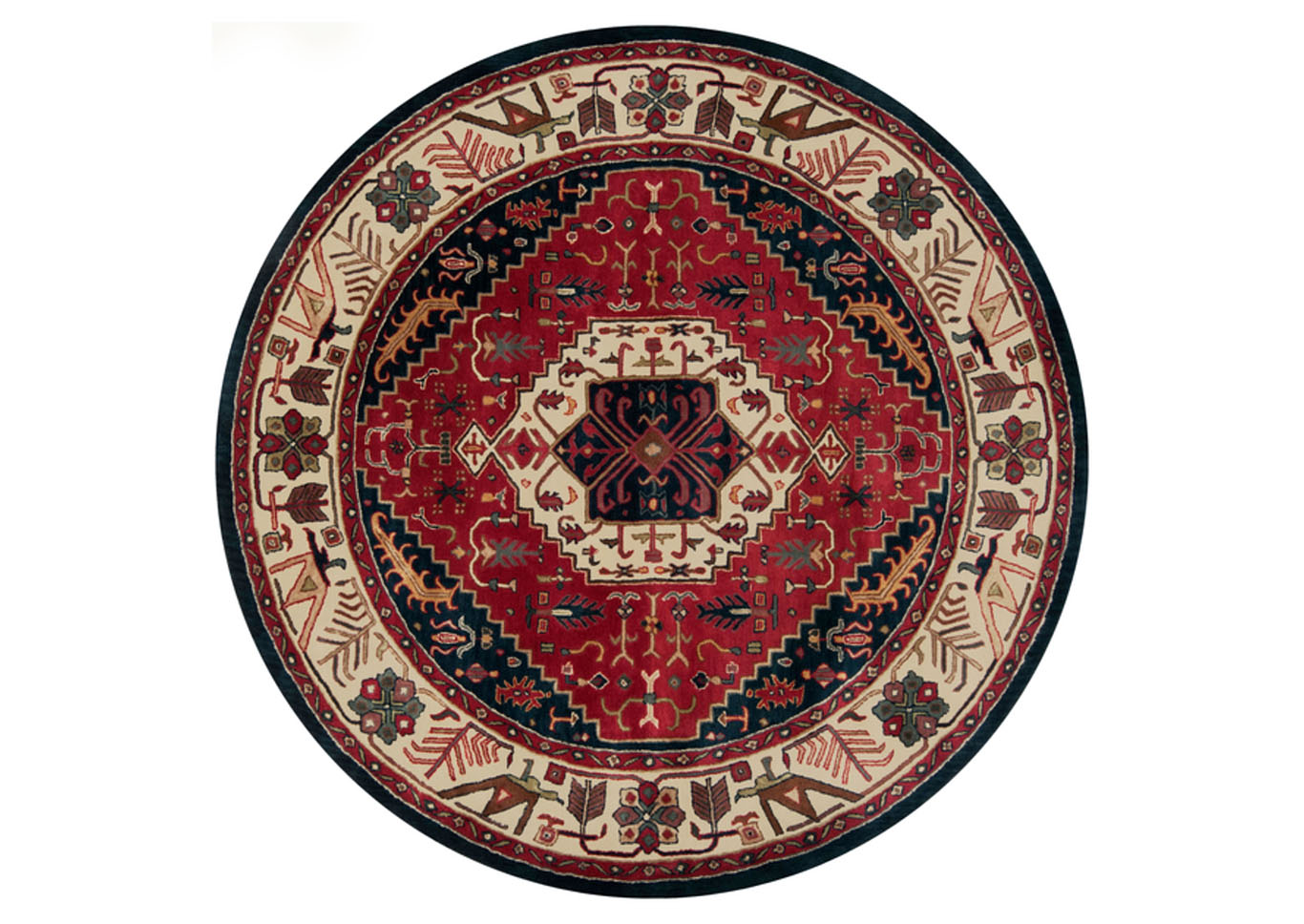 Ancient Treasures Red Area Rug,Surya