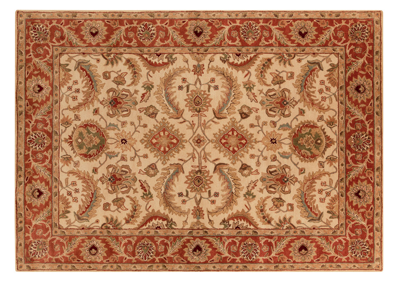 Ancient Treasures Neutral Area Rug,Surya